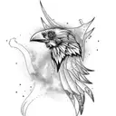 books crystal alchemy raven tattoo design idea