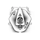 Ace of Spades, born to lose live to win tattoo design idea