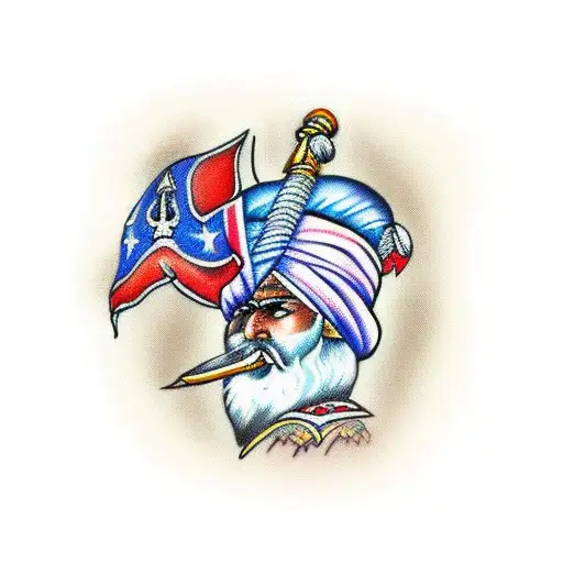 Sikh warriors  tattoo design idea