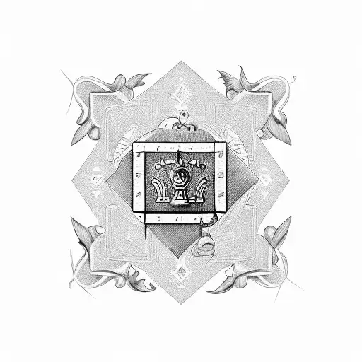 A chessboard with Spanish words incorporated into the squares tattoo design idea