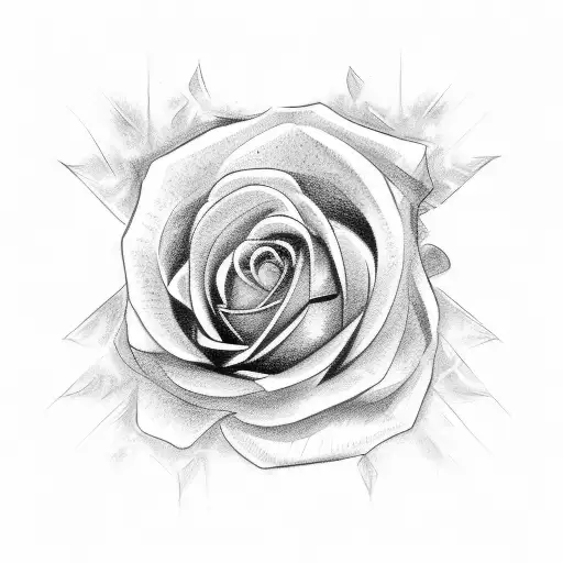 gaelic rose tattoo design idea