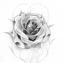 gaelic rose tattoo design idea