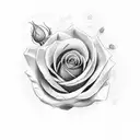 gaelic rose tattoo design idea