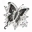the butterfly effect tattoo design idea