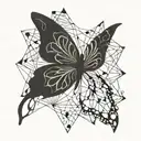 the butterfly effect tattoo design idea