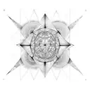 Metatron's Cube, Merkaba tattoo design idea