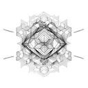 honeycombs tattoo design idea