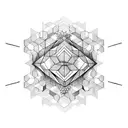 honeycombs tattoo design idea