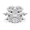 ed edd n eddy tattoo design idea