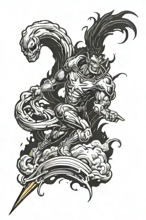 tornado marvel Xbox artist painting palette tattoo design idea