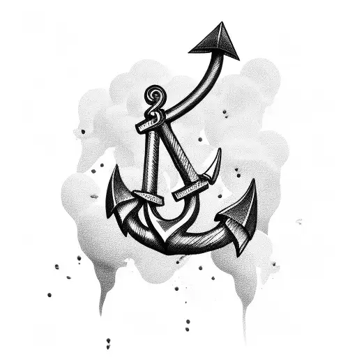 cooking anchor tattoo design idea