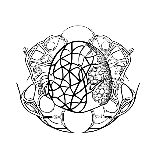 16125 with a heart (anatomic) and a cerebro (anatomic) tattoo design idea