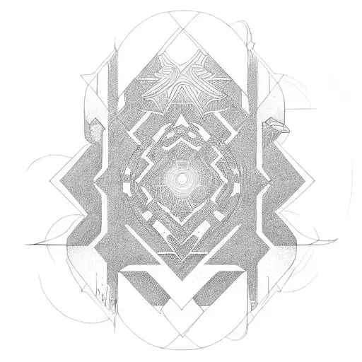 hilbert curve  tattoo design idea