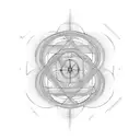 hilbert curve  tattoo design idea