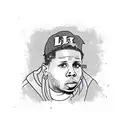 lil durk tattoo design idea