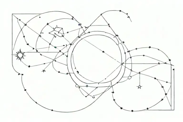 Per aspera ad astra tattoo design idea