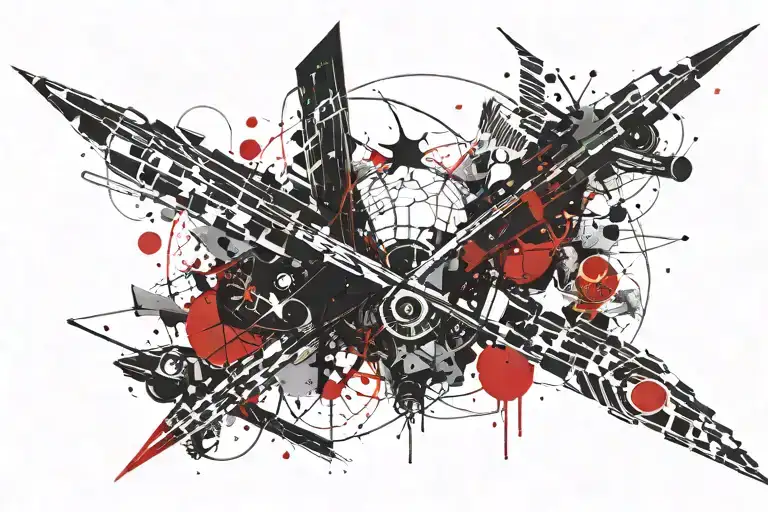 Per aspera ad astra tattoo design idea