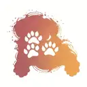 black dog paws tattoo design idea