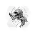 hacker matrix  tattoo design idea