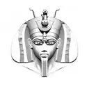 Egyptian osiris tattoo design idea