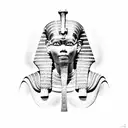 Egyptian osiris tattoo design idea