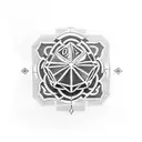 dice good tattoo design idea