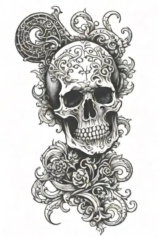 yoke bone tattoo design idea