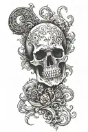 yoke bone tattoo design idea