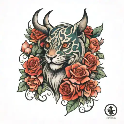 painter tattoo design idea