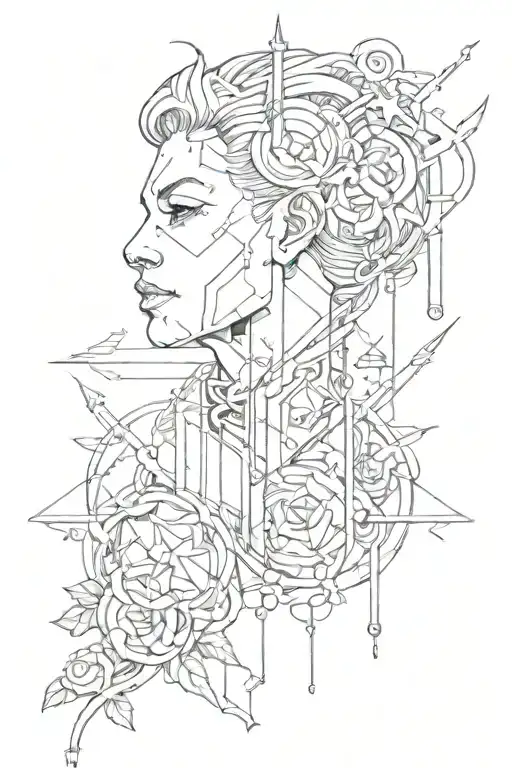 tattoo for hardwork discipline focus and consistency  tattoo design idea