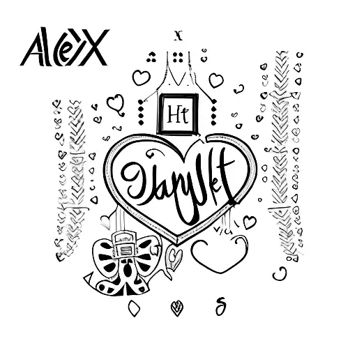 alex name tattoo