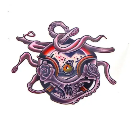 beholder tattoo design idea