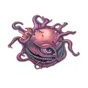 beholder tattoo design idea