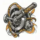 machinist tools   tattoo design idea
