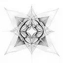 metatron cube tattoo design idea