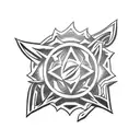 naruto logo tattoo design idea