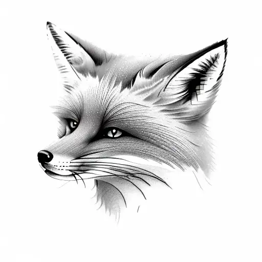 anime fox tattoo design idea