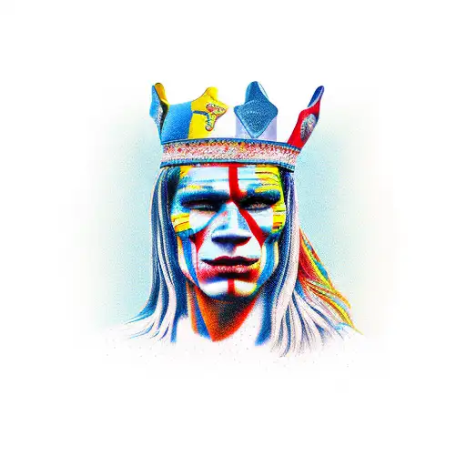 Crazy Horse  tattoo design idea