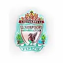 A tattoo of the Liverpool Football Club badge with a comic book twist tattoo design idea