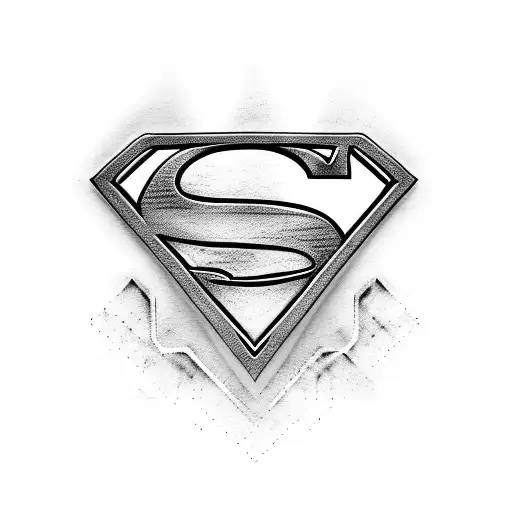 logo de superman con tatuaje maori tattoo design idea