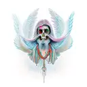 aarcangel gabriel tattoo design idea