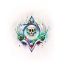 aarcangel gabriel tattoo design idea