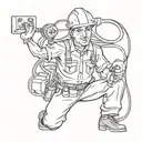 electrician tattoo design idea