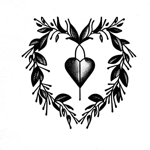 olive wreath tattoo