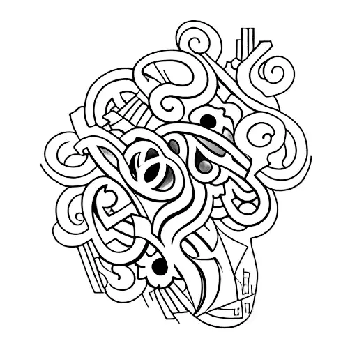 Integrate the letter 'S' into a design symbolizing unconditional love beyond infinity tattoo design idea