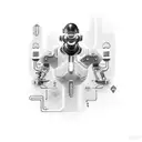 Cybernetic augmentation inspired by Cyberpunk 2077 characters tattoo design idea