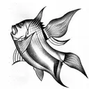 japan carp full arm tattoo design idea