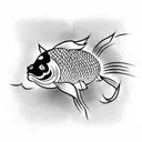 japan carp  tattoo design idea