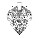 mayan sleeve tattoo design idea