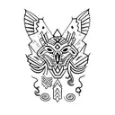 mayan sleeve tattoo design idea